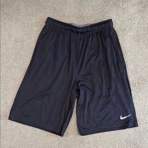 Nike Black Athletic Shorts Moisture-Wicking Lightweight